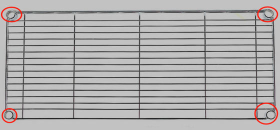 Cortadora del ángulo del control del PLC de Mesh Corner Cutting Machine del estante