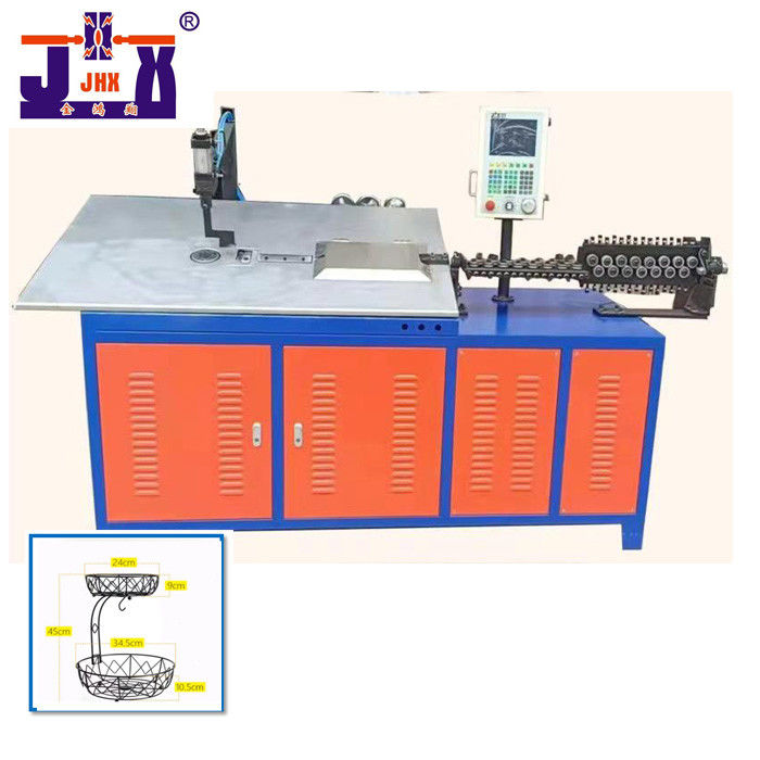 azul de la dobladora 50HZ 80m/Min For Forming Iron Fruit del alambre del CNC 2.o de 2m m